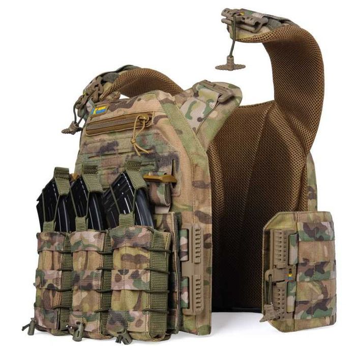 Бронежилет 6 класу Warmor Gen.3 Pro Мультикам Вага 6.2 кг