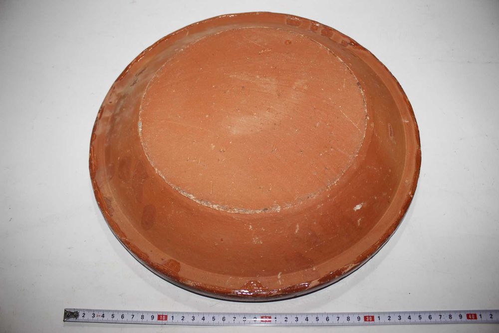 Antigo Prato / Pratão - Peixe e Flores - Barcelos - Pintado á mão