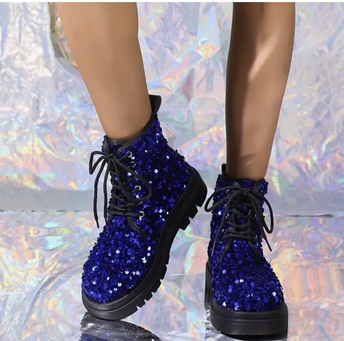 Ботиночки Америка размер 37 синие