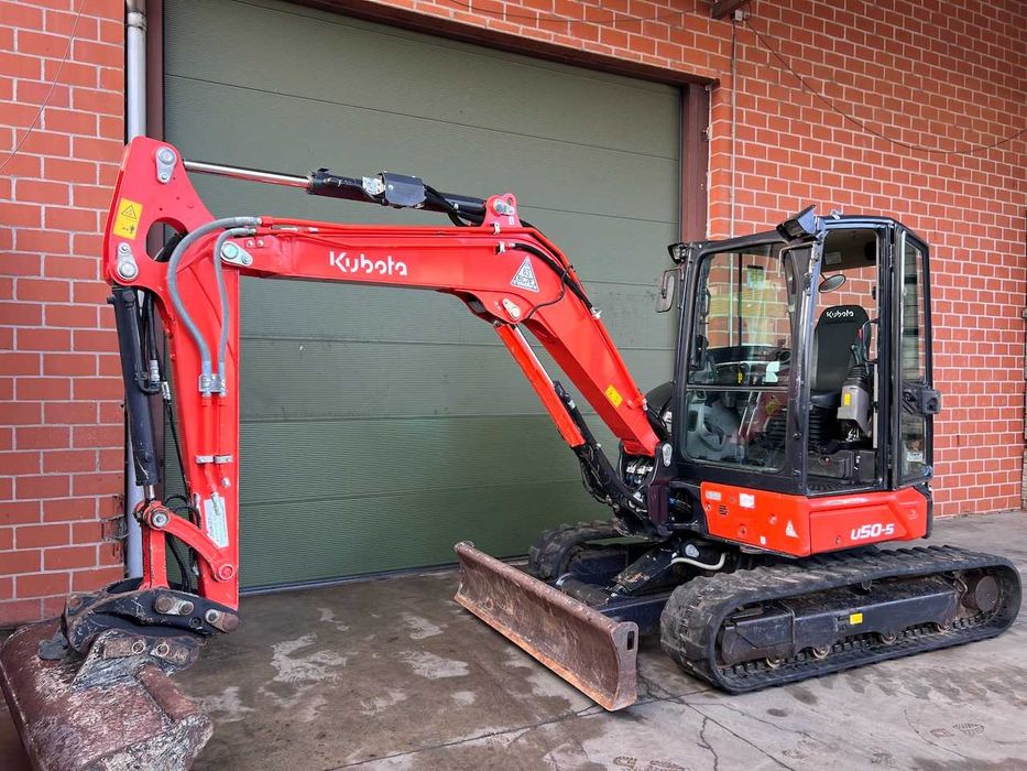 Мініекскаватор Kubota U50-5, 2022 р., 2220 м/г, 4 ковші | Kubota U50-5 Mini Excavator, 2022, 2220 Hours, 4 Buckets