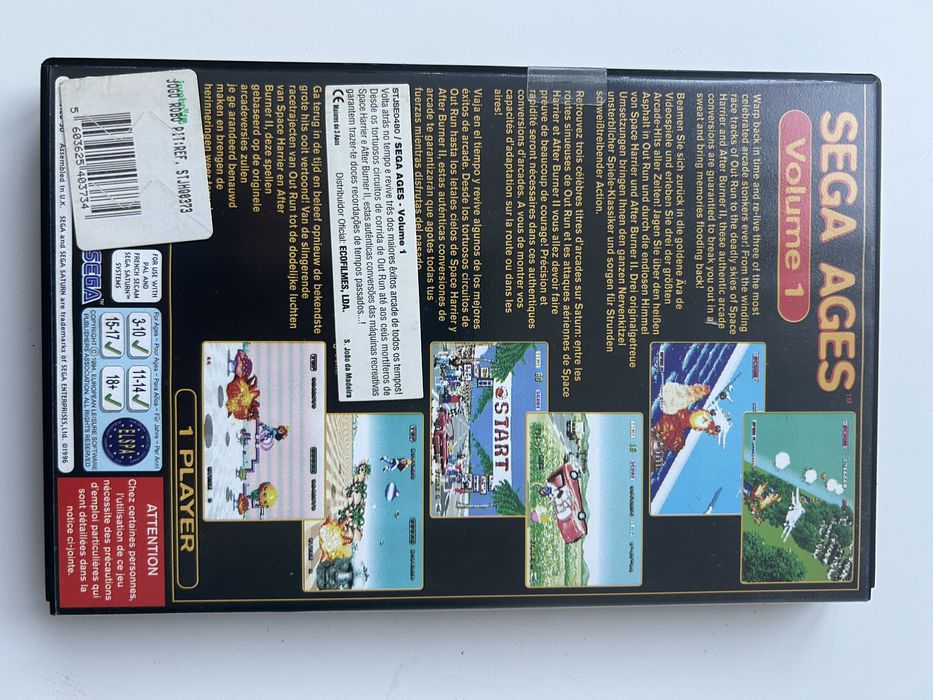 Sega Ages Volume 1 - Sega Saturn (PAL-PT) Completo