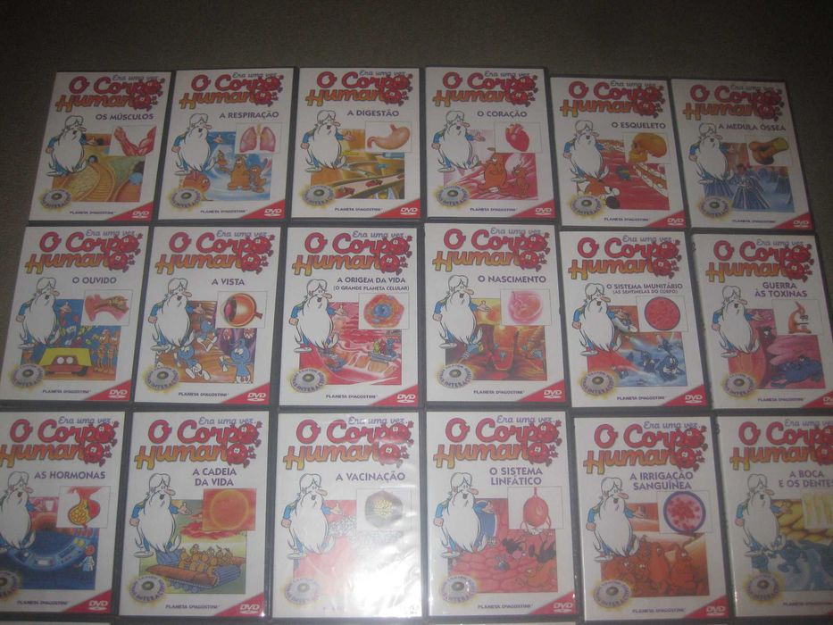 Colecção Completa em DVD "Era Uma Vez... O Corpo Humano"