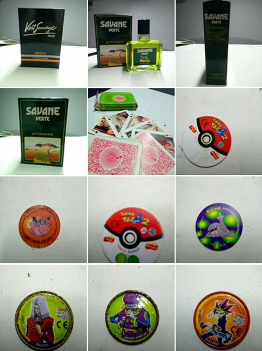 Diversos tazos, perfumes, brinquedos - Vintage