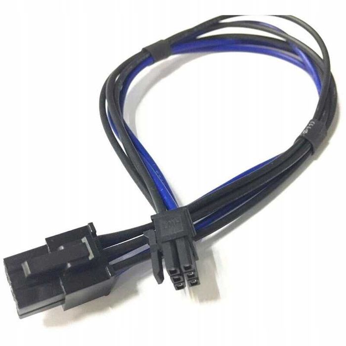 2x kabel zasilający PCIe PCI-Express 6-pin kart graficznych do Apple Mac Pro/PowerMac G5