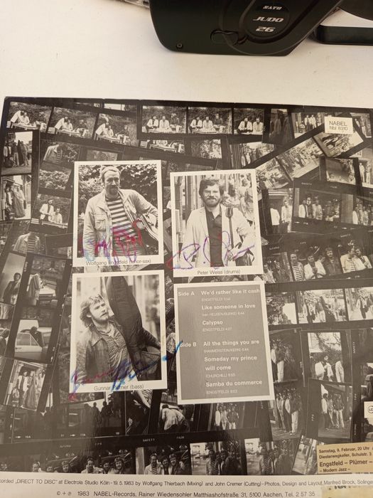 Płyta winylowa engstfeld plumer Weiss autograf