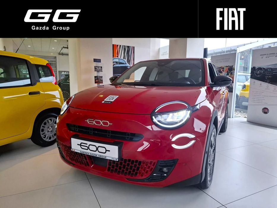 Fiat 600 Hybrid 1.2 110KM La Prima - Czerwony Passione