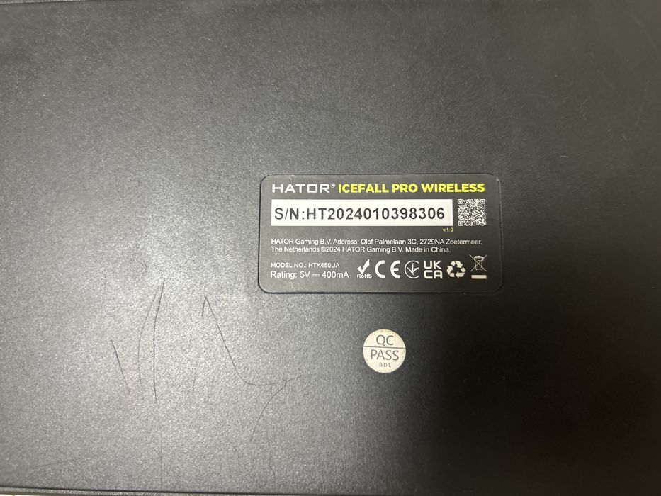 Клавіатура Hator Isefall pro Wireless