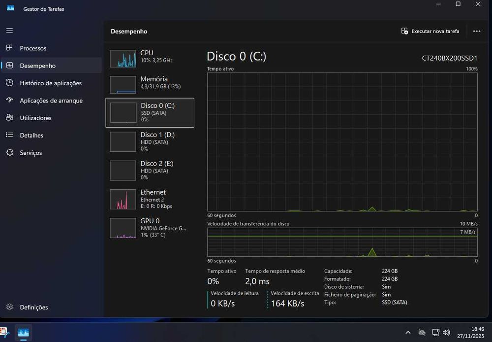 PC Servidor / NAS – i5, 32GB RAM, SSD + 2TB HDD, GT 1030