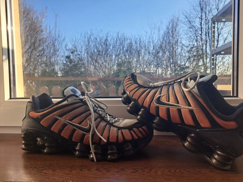 Nike shox tl blue tint orange