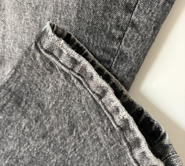 Reserved / jeansy grafitowe denim new mom fit / 34 XS