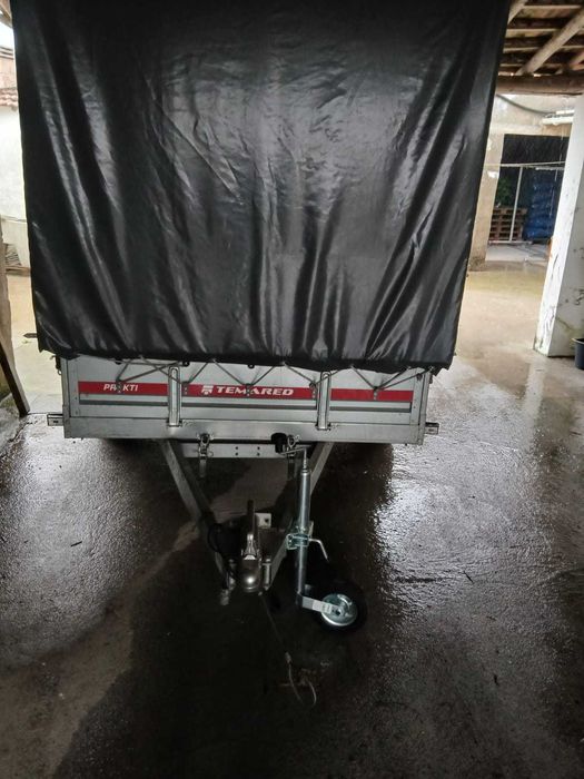 Reboque para carro com lona