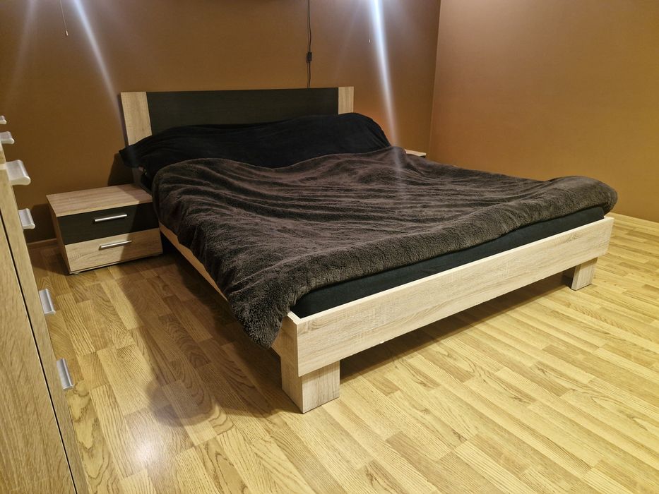 Meble do sypialni, łóżko,  komoda, szafki nocne