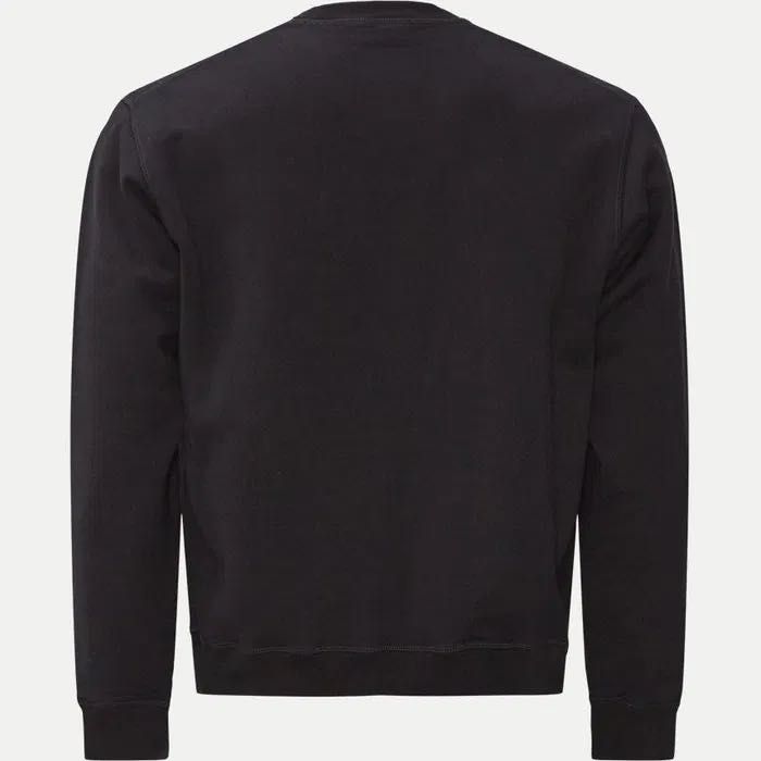 Bluza DSQUARED2 Be Icon Yellow Tape Sweatshirt Black original!