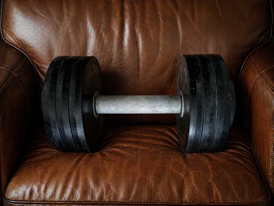 Гантели 14 кг 1 шт. Разборные. СССР. Обрезиненные