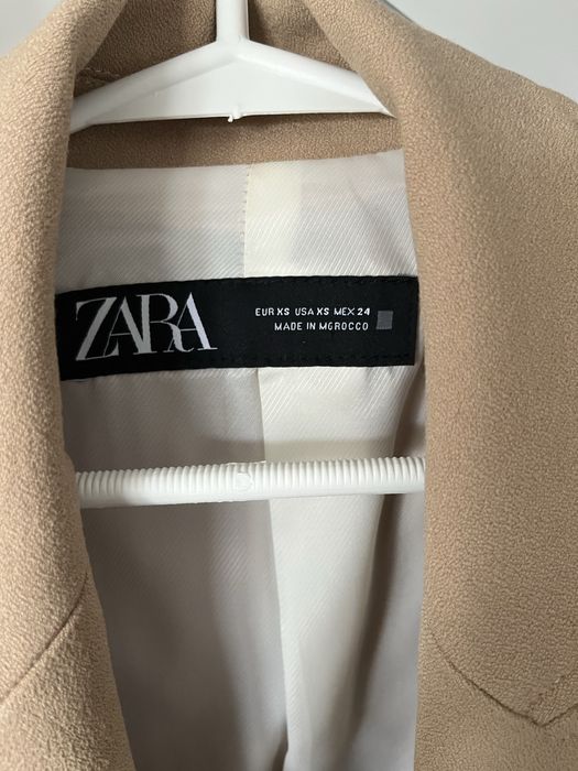 Żakiet ZARA beżowy XS stan idealny