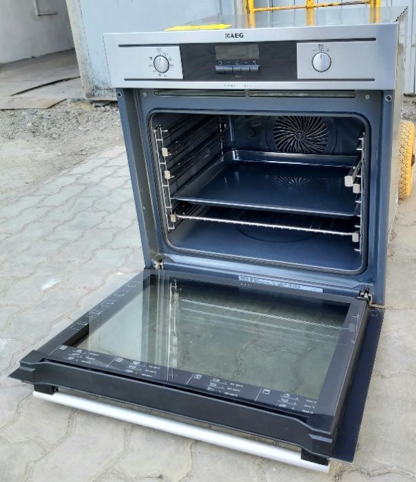Встраиваемый духовой шкаф АЕГ Aeg BE5003001 M макси 74 л б/у