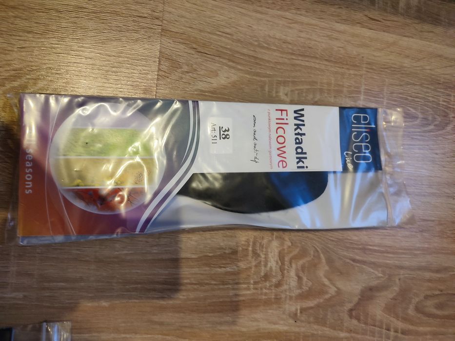 Wkładki do butów filcowe rozm. 38