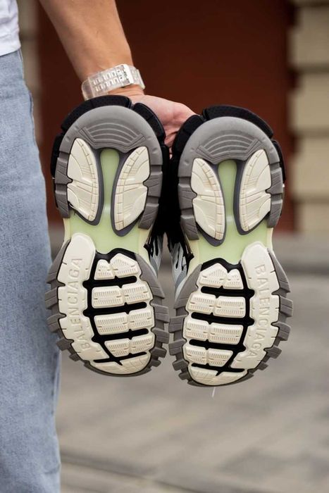 Мужские кроссовки Balenciaga Track 2 "Black/White" Размеры 40-45