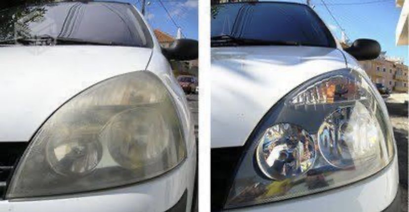 Polimento de óticas faróis vou ate tua morada