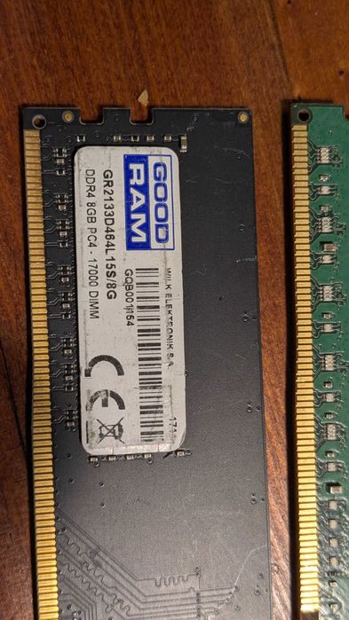Pamięć Good Ram ddr4 8gb 2133mhz sprawdzona 100%