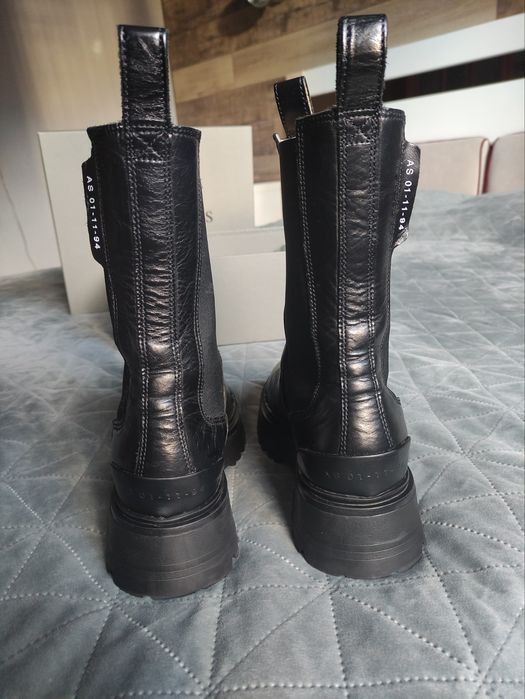 Кожаные ботинки Челси шкіряні черевики Челсі All saints