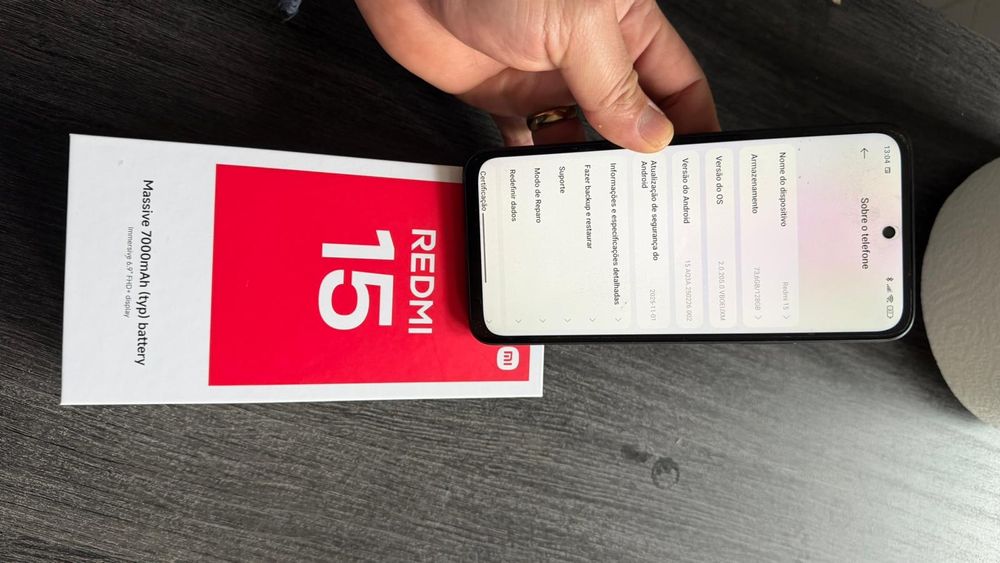 Xaiomi Redimi 15, telemóvel usado mas em muito bom Estado