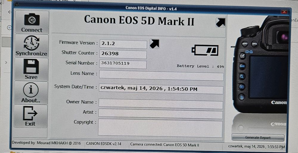 Canon EOS 5D Mark II – Klasyczna Pełna Klatka!