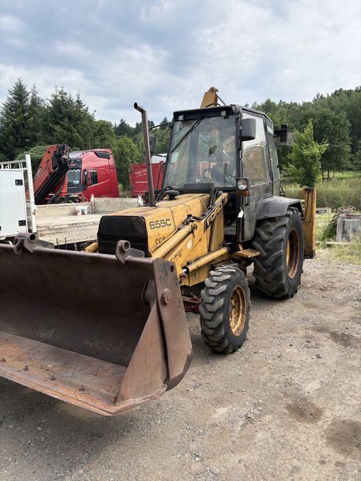 Koparko-ładowarka Ford 555C, dzielona lyzka ,teleskop