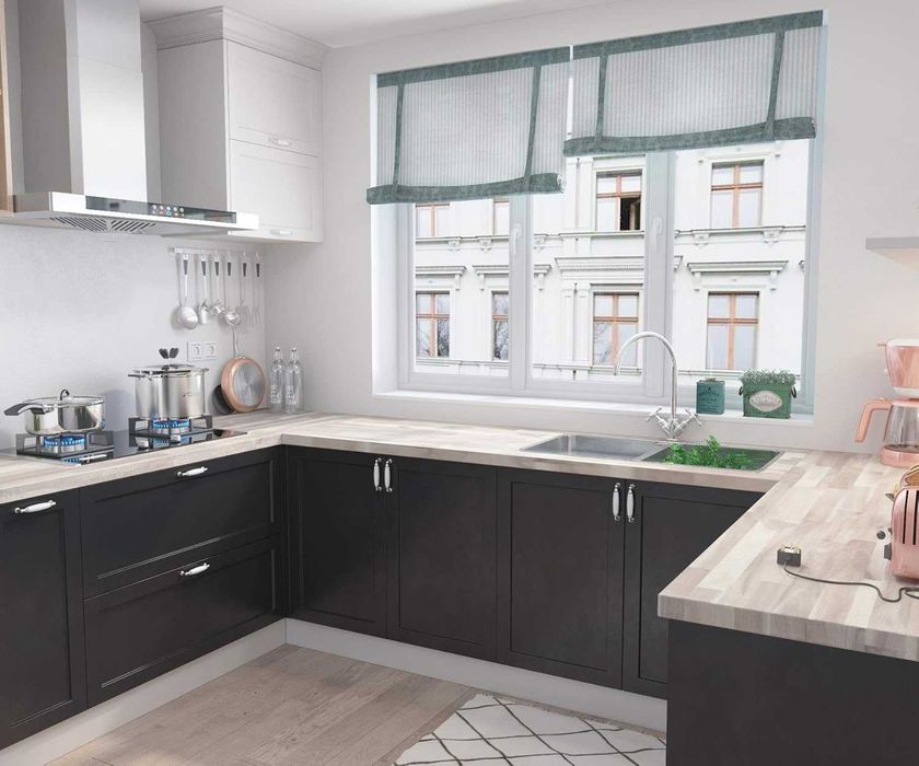 Blat akacjowy, kuchenny AKACJA, wosk twardy biały 2200x635x26mm