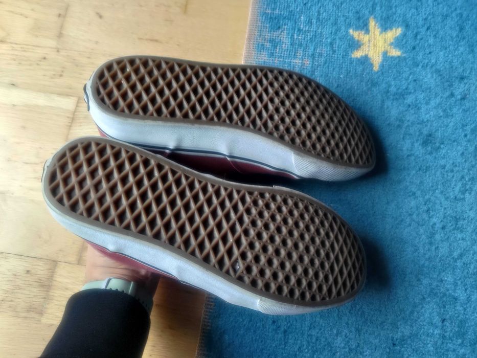 Vans Vermelho Bordeaux – Ténis/Sapatilhas Originais – Tamanho: 42.5