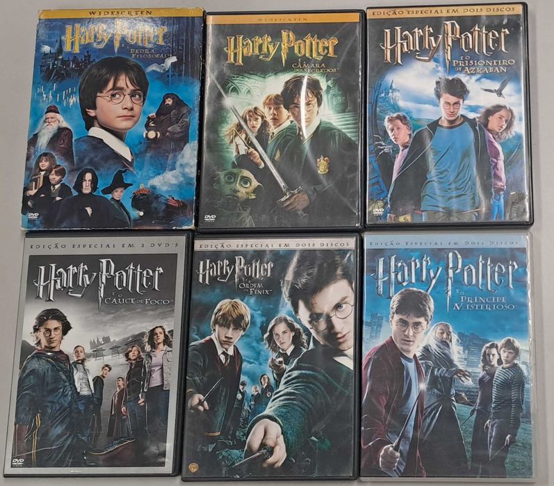 Pack do Harry Potter (6 filmes Edições Especiais) - 12 DVD