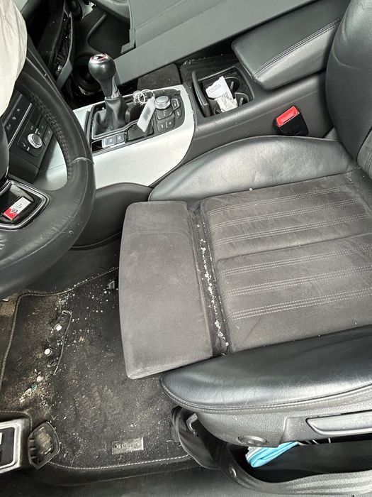 Audi A6 C7 fotel lewy kierowcy skóra