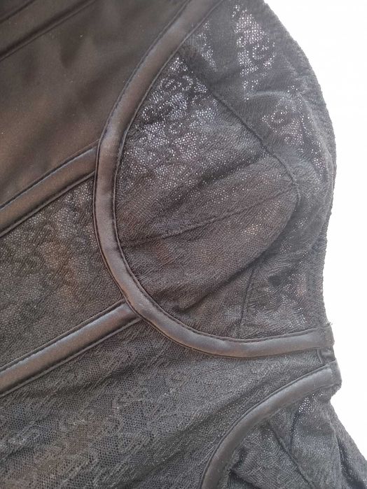 Victoria Secret Корсет платье XS Archives Monogram Corset Dress Black