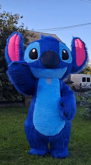 Белый мишка,Кинг конг,Стич,зайки,панда.Аниматор Харьков