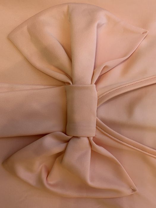 Персикове плаття з відкритою спинкою (с)