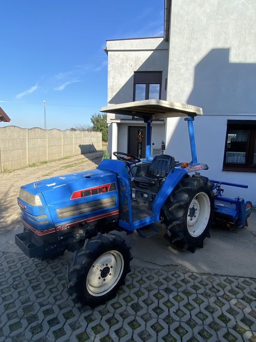 Iseki LandLeader287 z glebogryzarką  mini traktorek ciągniczek japoński