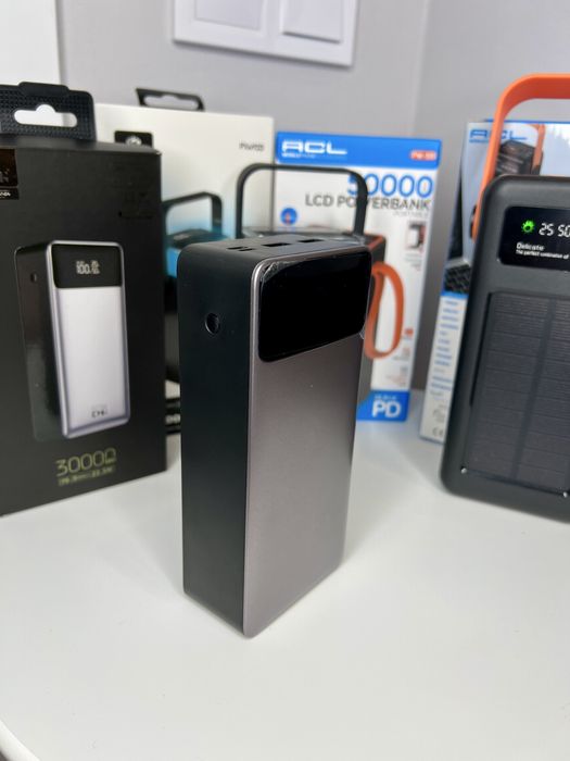 PowerBank повербанк 30000mAh фонарь, аккумулятор