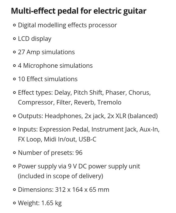 Nux Trident NME-5