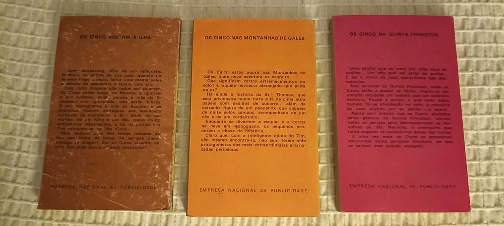 Livros de Enid Blyton coleção Os Cinco