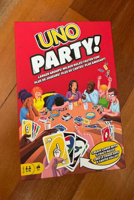 UNO PARTY: uma  nova maneira de jogar, a partir de 6 jogadores