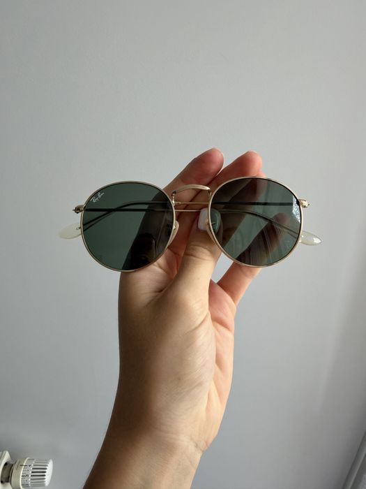 RAY BAN RB 3447 001 сонцезахисні окуляри round metal