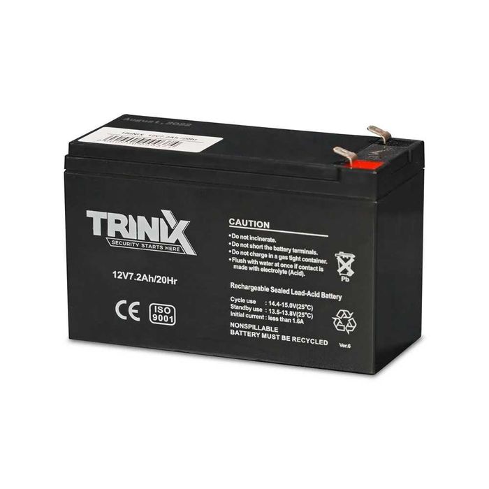 Trinix 12V7.2Ah/20Hr AGM Аккумуляторная батарея 12В 7.2Ач