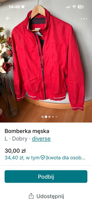Bomberka męska L