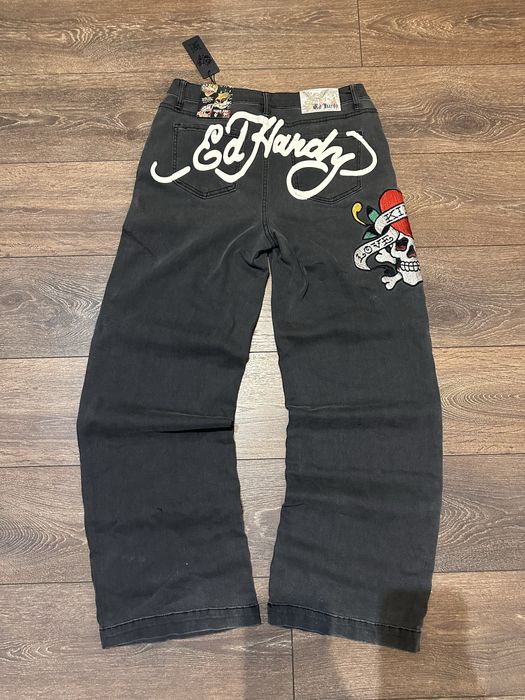Oryginalne jeansy Ed Hardy – nowe z metką