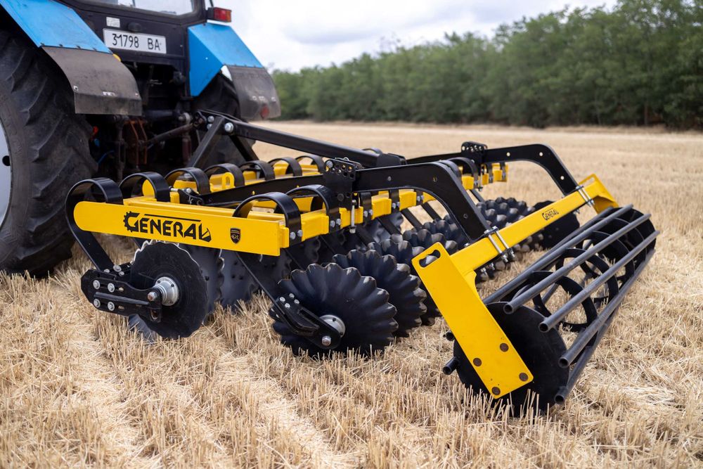 GENERAL | Лущильник Навісний 2,6 м | Легка Дискова Борона