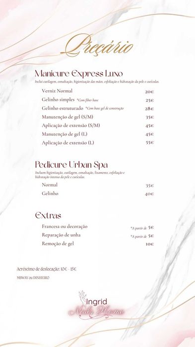 Manicure ao domicílio