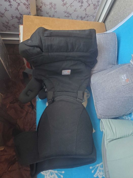 Хіпсіт ергорюкзак 6в1 чорний сірий зелений