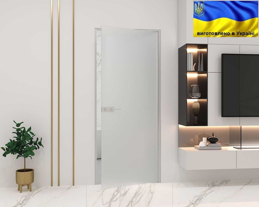 Двері міжкімнатні зі скла. Розсувні та розстібні скляні