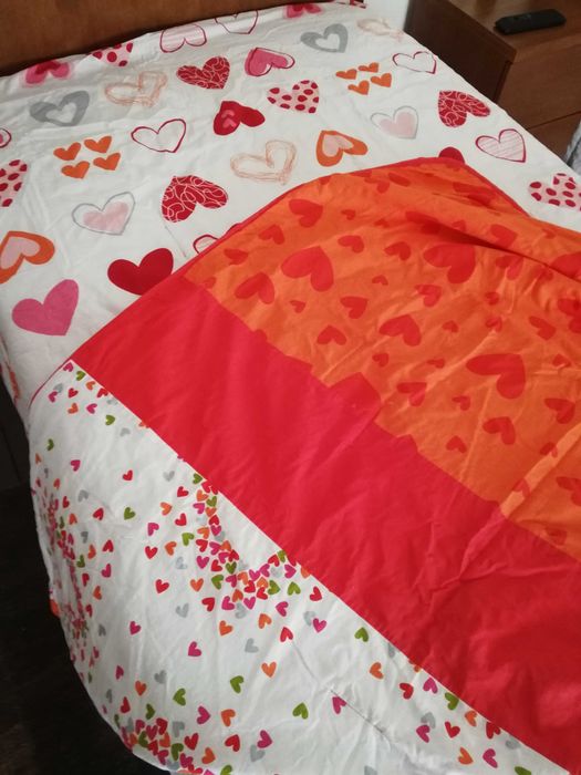 Edredão de "dupla face" cama menina