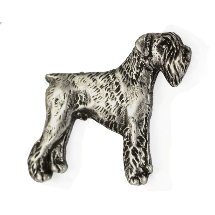 Sznaucer pin posrebrzony Art-Dog